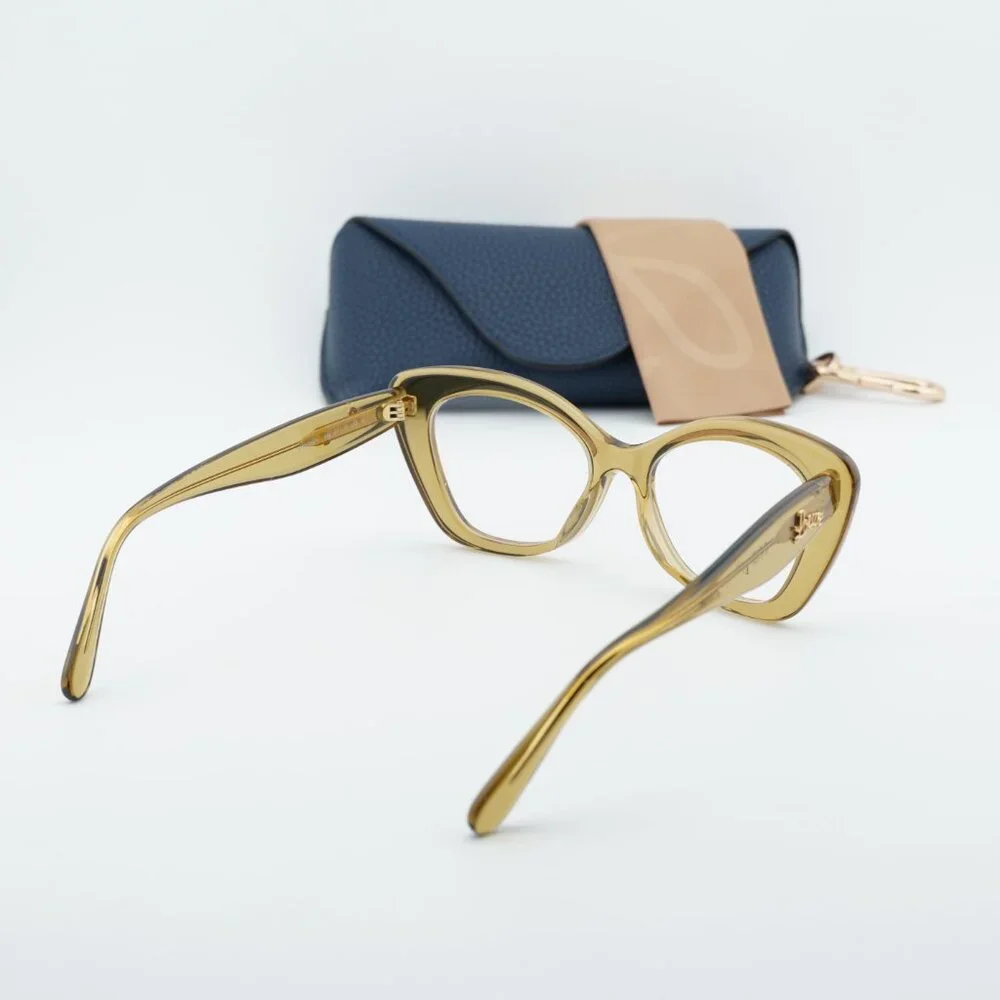 Loewe LW50067I 096 Cat Eye Eyeglasses - Glossy Green 52mm